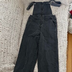 black overalls size small
